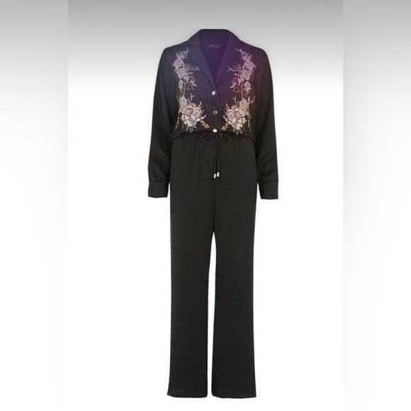 River Island Black Embellished Sheath Dress - Picture 1 of 9